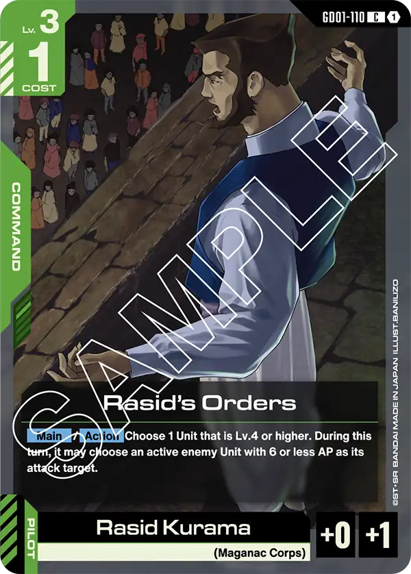 Rasid's Orders