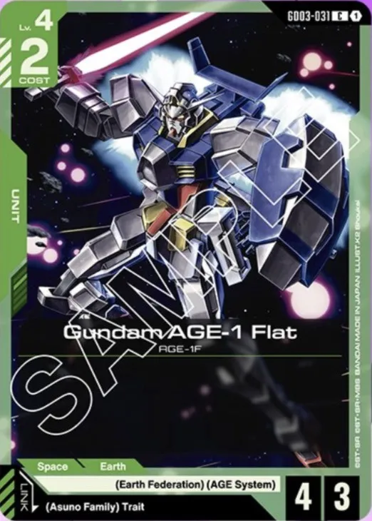 Gundam AGE-1 Flat