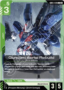 Gundam Aerial Rebuild