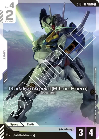 Gundam Aerial (Bit on Form)