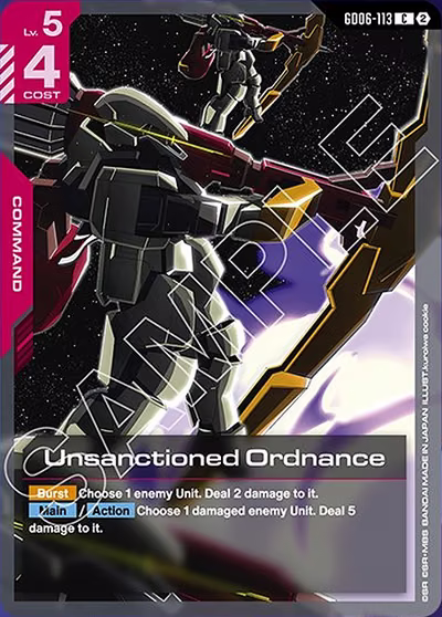 Unsanctioned Ordnance